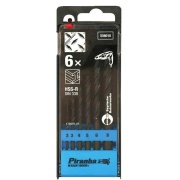 Punte per metallo set da 6 pz 2-8 mm Hss Black and decker