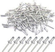 Rivetti 4,8 x 16 x 16 mm Alluminio e acciaio Far confezione da 500 pz