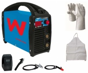 Saldatrice inverter ad elettrodo Awelco Mega 150 e 180 guanti e grembiule in omaggio