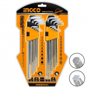 Serie di chiavi esagonali e Torx Ingco 18 pz HHKSET0181