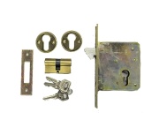 Serratura per cancelli scorrevoli a gancio FIAM ISEO art 57 40-50-60 mm