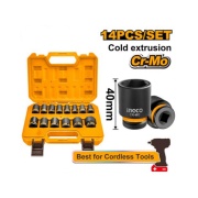 Chiavi a bussola in valigetta 14 pz da 1/2 Ingco HKISSD12141