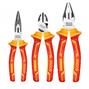 Set 3 pinze ad alto isolamento 1000 V Ingco HIKPS28318