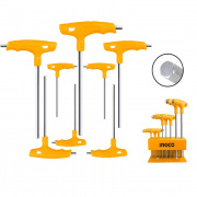 Set di 8 chiavi esagonali a T Ingco HHKT80818