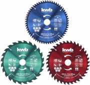 Set di Lame per seghe circolari 210 mm KWB