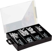 Set di tasselli e viti 173 pz con punte e inserti Bosch 2607019511