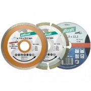 Set 3 dischi per smerigliatrici angolare Wolfcraft