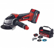 Smerigliatrice angolare a batteria TE-AG 18/115 Li (1x4.0 ah) con borsa e accessori