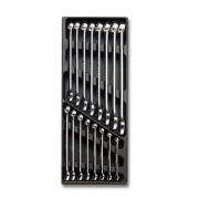 Chiavi combinate Beta serie da 16 pz in termoformato