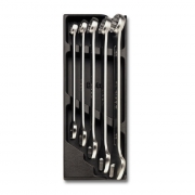 Chiavi combinate Beta serie da 5 pz in termoformato