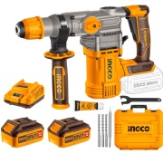 Tassellatore demolitore a batteria 20V (2X4.0 AH) Ingco CRHLI202882