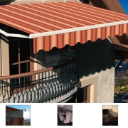 Tenda da sole a bracci e barra quadra Firenze varie misure e colori Tempotest