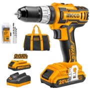 Trapano a percussione a batteria 20V (2x2.0Ah) CIDLI2002E Ingco
