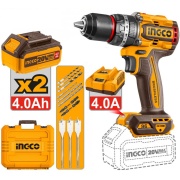 Trapano a percussione a batteria Brushless (2x4.0 ah) CIDLI20968E Ingco