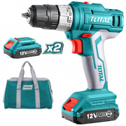 Trapano avvitatore a batteria 12V (2x1.5 Ah) Total TOTTDLI1222