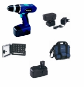Trapano Einhell avvitatore a batteria bt-cd 18 doppia batteria