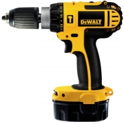 Trapano avvitatore Dewalt a batteria 13mm 14.4v con percussione dc735ka