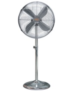 Ventilatore a piantana cromato 90 watt 50 cm Vinco 70719