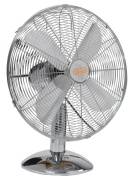 Ventilatore da tavolo Cromato 40 cm 50 watt Vinco 70604